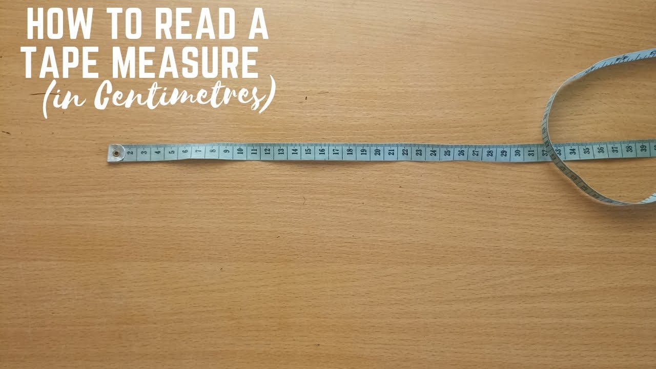 How to Read a Sewing Measuring Tape 