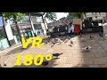 VR180° Another day down The Moor, Sheffield. Man feeds Pigeons.