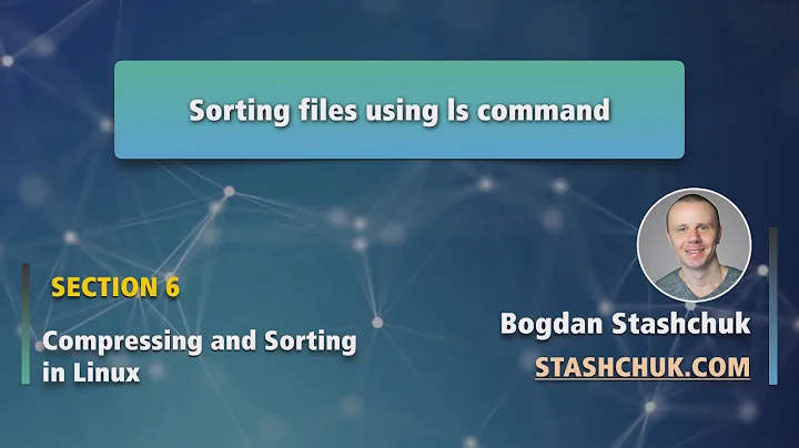 Linux Tutorial: 42 Sorting files using ls command