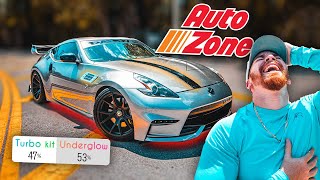 I Let INSTAGRAM Polls MODIFY My CAR Using ONLY AUTOZONE Parts.. (Actually looks good LOL)