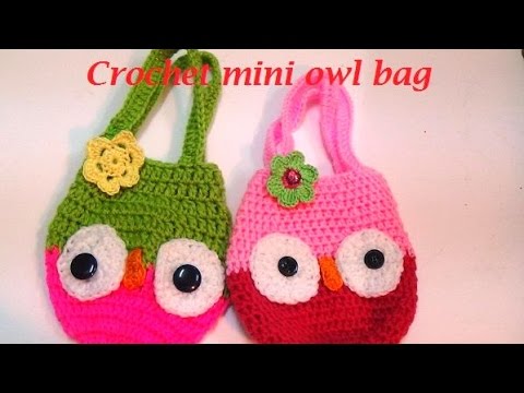 crochet owl bag pattern