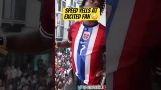 Norway fans were throwing shoes! #ishowspeed #norway #fans #youtubeshorts