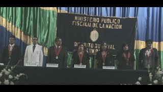 MD. Percy Díaz Morón/Jefe DML Tumbes. Discurso Apertura Año Fiscal - Ministerio Público Tumbes