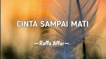 CINTA SAMPAI MATI - Raffa Affar || Cover  by Nabila Maharani (Cover+Lirik)