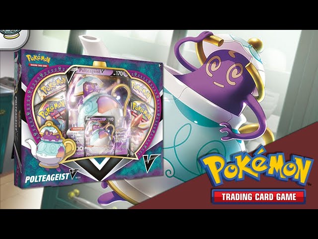 Pokmon TCG: Polteageist V box opening - YouTube