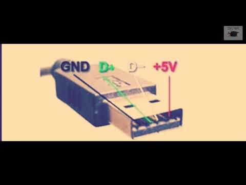 مخطط كابل Usb دور كل لون 
