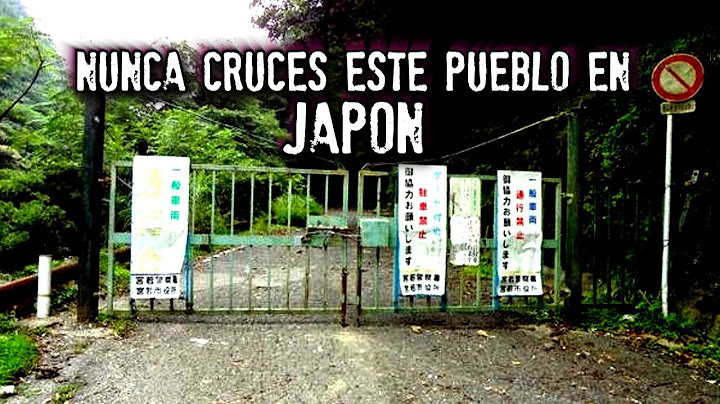 Nunca cruces este pueblo en Japón