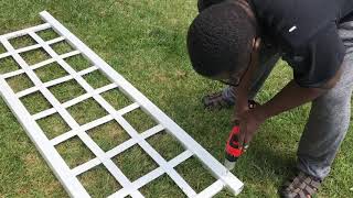How to Anchor a Garden Trellis Into the Ground 🦋🦋🌹Ne-Ne’s Garden