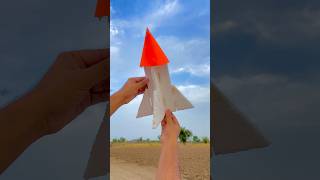 Amazing Rocket 🚀 #shorts #youtubeshorts #diy #viral #papercraft #shortsfeed #rocket #kidsvideo
