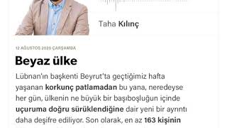 Taha Kılınç - Beyaz ülke - 12.08.2020