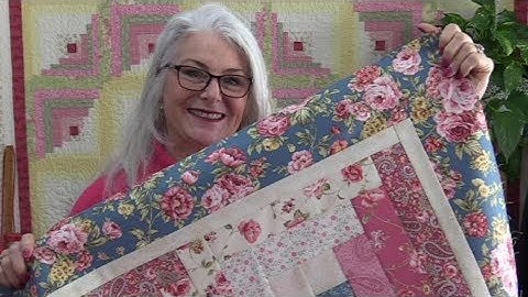 Log Cabin Table Runner