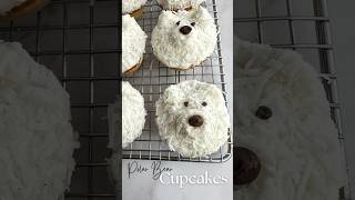 Polar Bear Cupcakes recipe in description #baking #recipe #shorts #subscribe