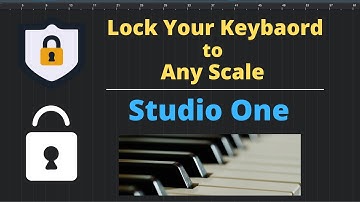Lock your Midi or Computer Keyboard to ANY Scale in Studio One -  Scale lock