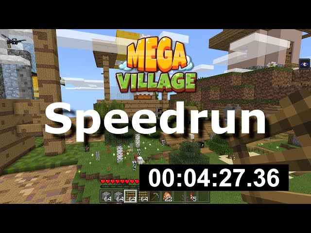 Speedrunning in Minecraft Marketplace