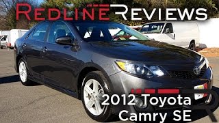 2012 Toyota Camry SE Review, Walkaround, Exhaust, Test Drive