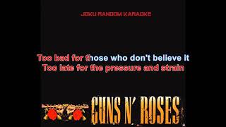 Guns N' Roses - Crash Diet [Karaoke]