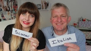 The Accent Challenge with my Dad | fayesfix