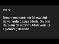 Dünya Fanidir Amma Allah üçün Edilən Kiçik Bir Xeyir Belə Itmir İxlasla Yaşa