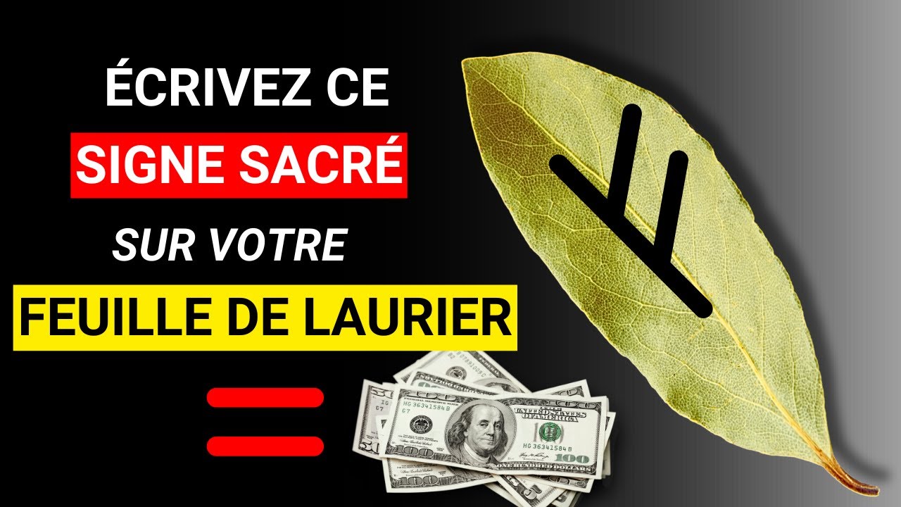 L'ARGENT Viendra à Vous Après ce Rituel | Feuille de Laurier🌿💰🤑