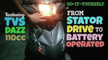 HOW TO CONVERT STATOR DRIVE TO BATTERY OPERATED | SKUTIK Rider | @bakutetv | #SkutikVid04