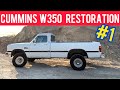 4x4 First Gen - 1991 Dodge W350 Cummins 5.9 Walk Around Before Lift, Muds, Wheels and Paint!