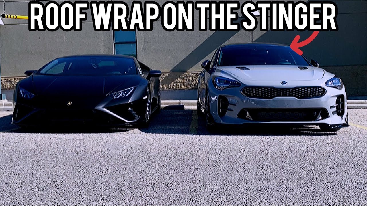 KIA STINGER Roof Wrap and Wheel Spacer Overview YouTube