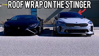 KIA STINGER  Roof Wrap and  Wheel Spacer Overview