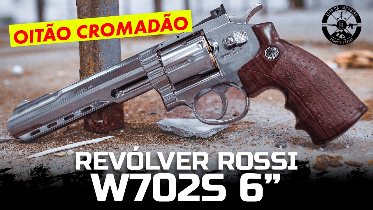 Revólver de Pressão Rossi CO2 W702S 6