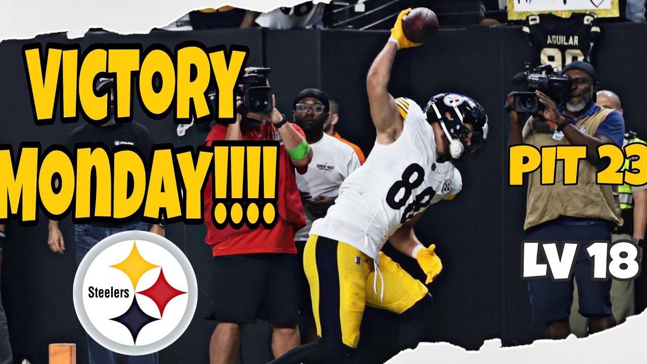 Victory Monday!!!!! Steelers Defeat Raiders 23 to 18 (week 3)