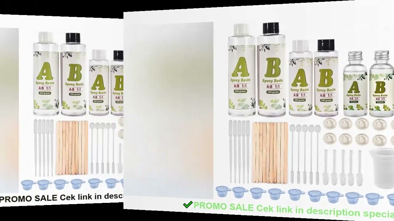 1 Set 1:1 3:1 AB Crystal Epoxy Resin Glue Small Bottle AB Resin Molds Making Tools Starter Set DIY T