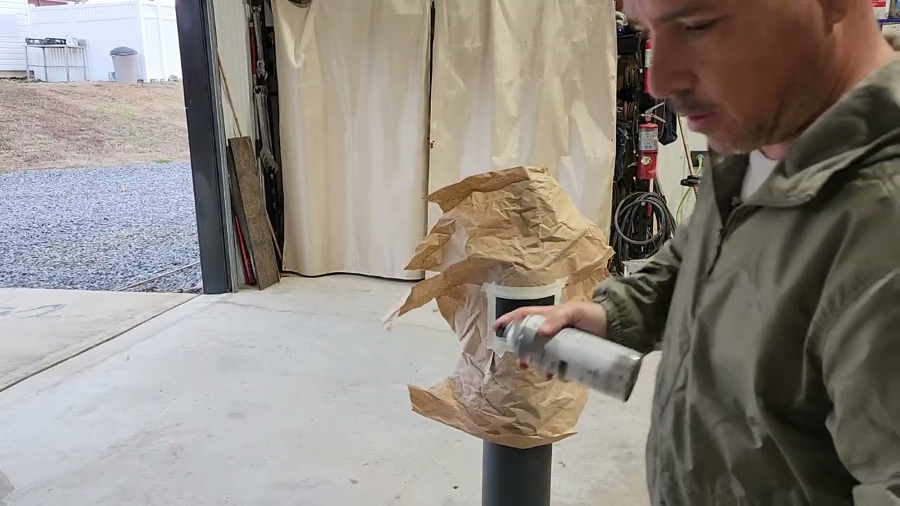 Американский флаг, нарисованный на баллоне сварочного баллона.