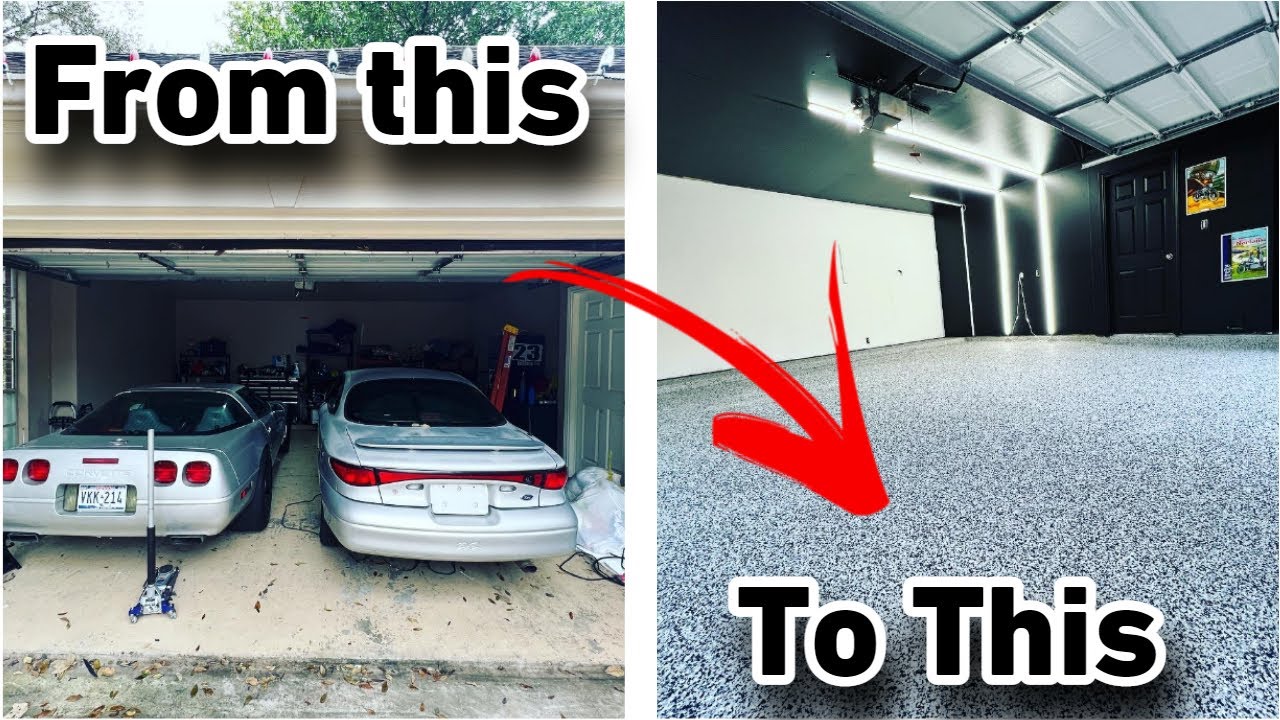 Built My Dream Garage For UNDER $500 - YouTube