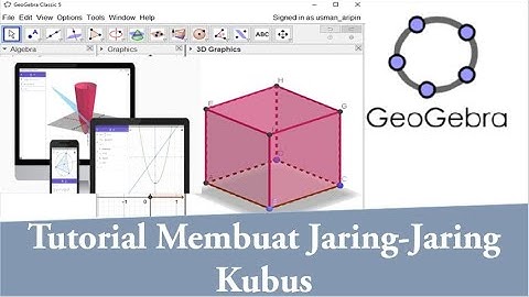 Tutorial Membuat Jaring-Jaring Kubus | Geogebra