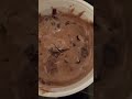 Chocolate chip brownie chocolate ice cream