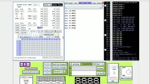 Understanding of Internal Memory Organization of 8051 Microcontroller with Simulation.