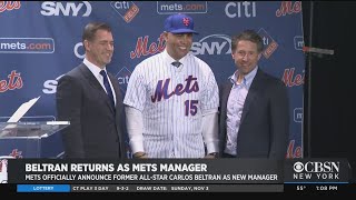 NY Mets Introduce Carlos Beltran As New Manager