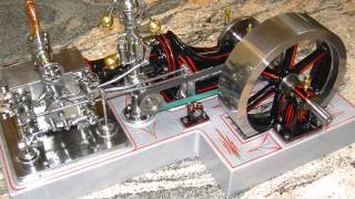 Running Model Corliss Steam Engine