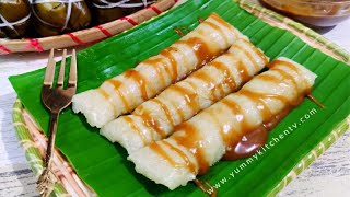 Suman Malagkit  with Latik