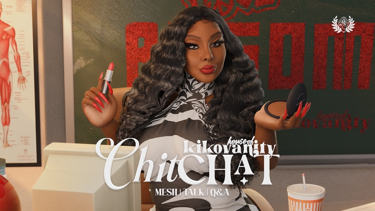 sims 4 | 3d meshing + chit chat q&a + “a different world” reboot review 💄