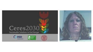2SDG2: cost and evidence reviews to expand sustainable practices Carin Smaller, CERES 2030