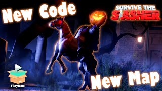 New Code New Map Huge Update Info Survive the Slasher Roblox