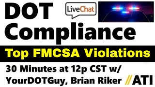No CMV Medical Card, No CDL A, Failed Drug Test: Top FMCSA Violations.