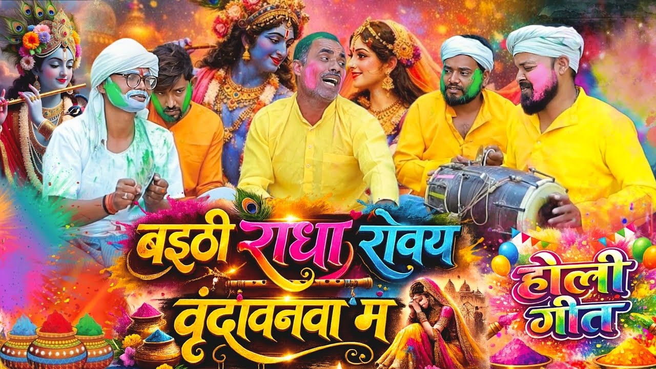 बइठी राधा रोवय वृंदावनवा म | होली गीत | Bhaiyaram Gupta Comedy |