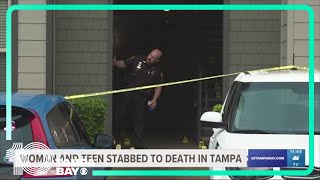 Woman, teen girl stabbed to death in North Tampa