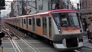 東急大井町線6000系6101F急行大井町駅行き自由が丘駅到着(2023/2/14)