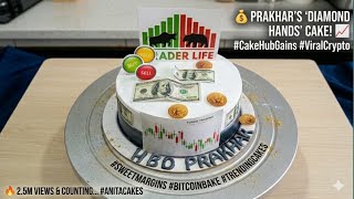 📈 Trader Theme Cake Making 📉 | Vat Savitri पर आया Stock Market Cake का Special Order!#cake#icing