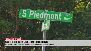 Suspect charged in Greenville Co. deputy-involved shooting