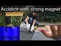 Dangerously strong neodymium magnets