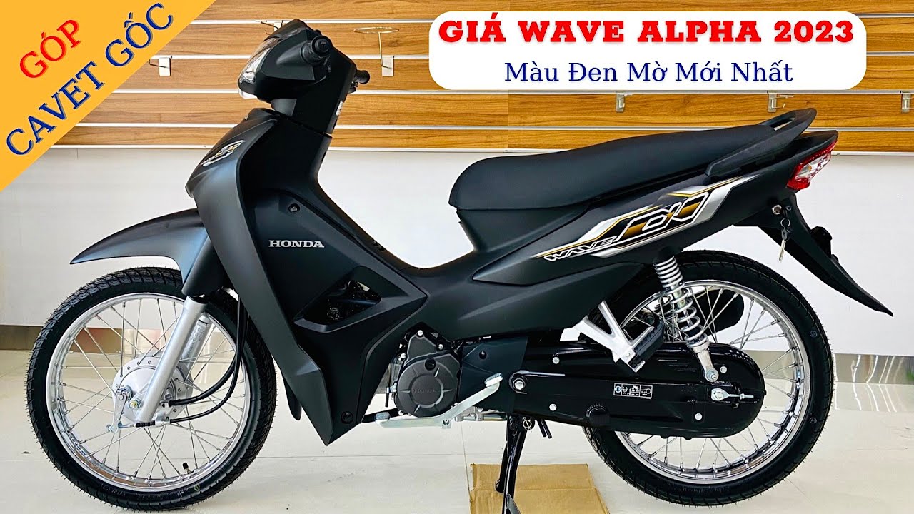 Xe máy Wave 50cc màu đen