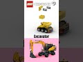 LEGO Mini Excavator Speed Build Animation